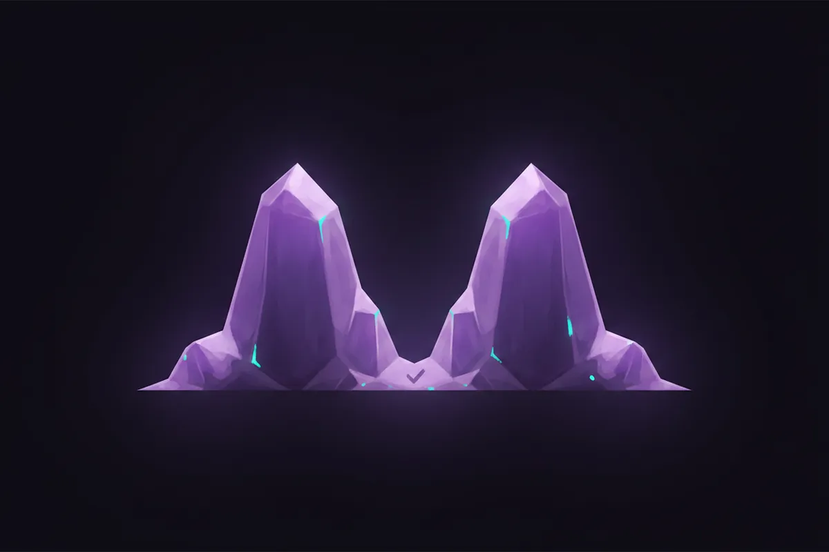 Two peaks, a valley between them: the forecast is the contingency, not the average. The mean of a bimodal is an outcome the model did not predict.