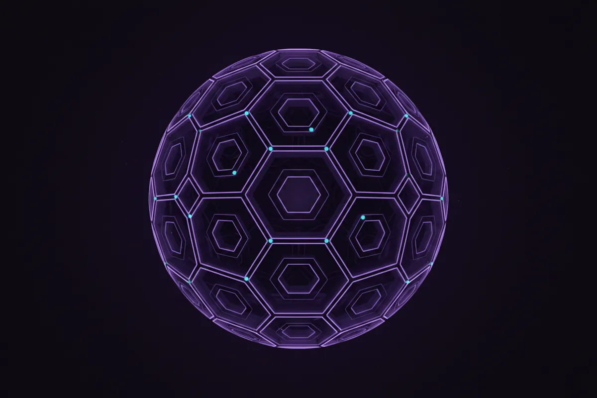 The globe as nested prefixes: each tile is a string, each viewport is a set of prefixes. Routing is string matching, which the database already does.