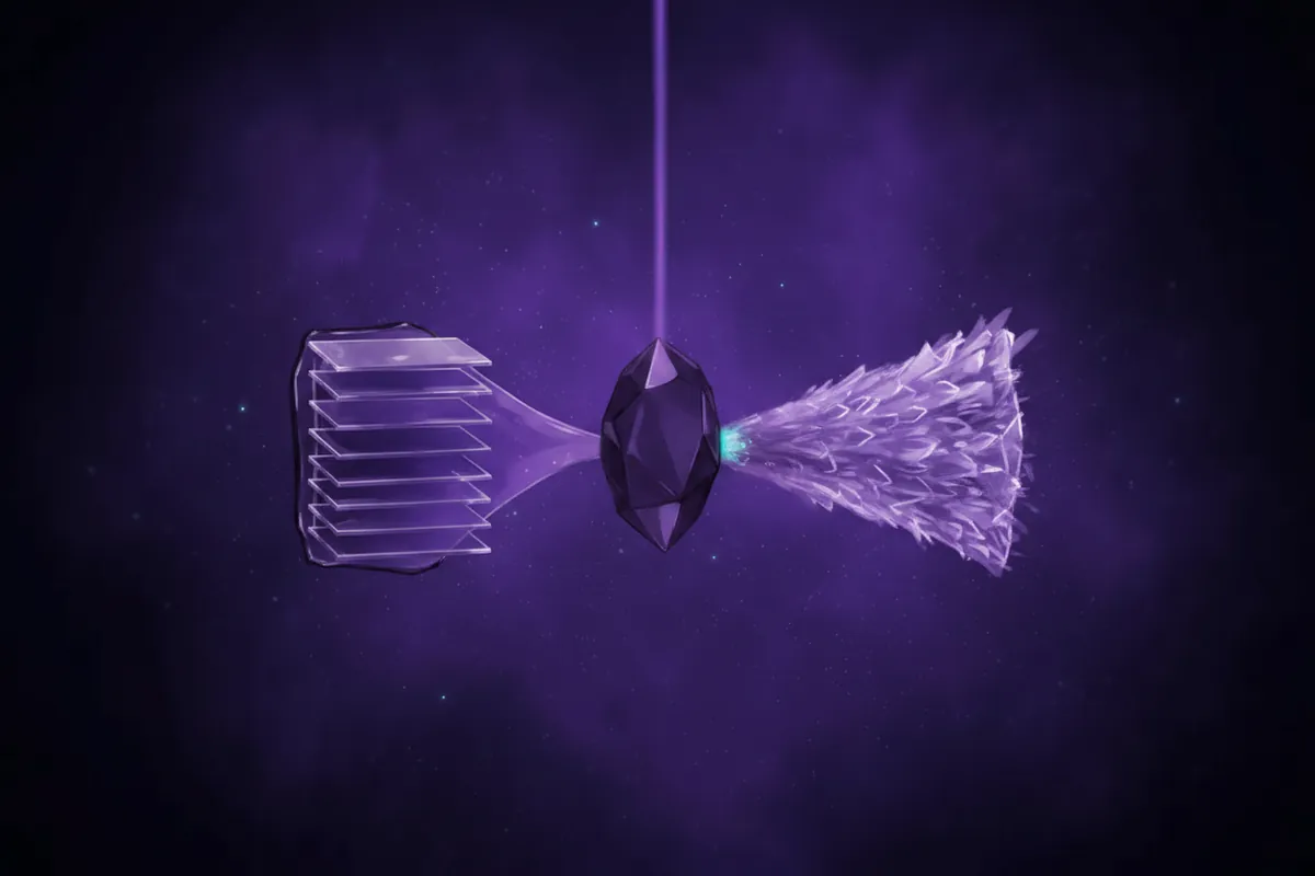 Two outputs from one stream: an affirmable record of what happened, and a calibrated distribution of what may happen. The first is provenance; the second is a forecast. The oracle does not conflate them.